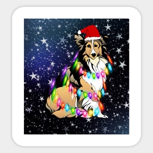 christmas dog pajamas men boys kids xmas gifts t shirt Sticker